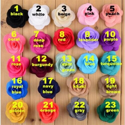 6cm cloth rose flower with 4cm clip hair bows hair garments accessories EL51