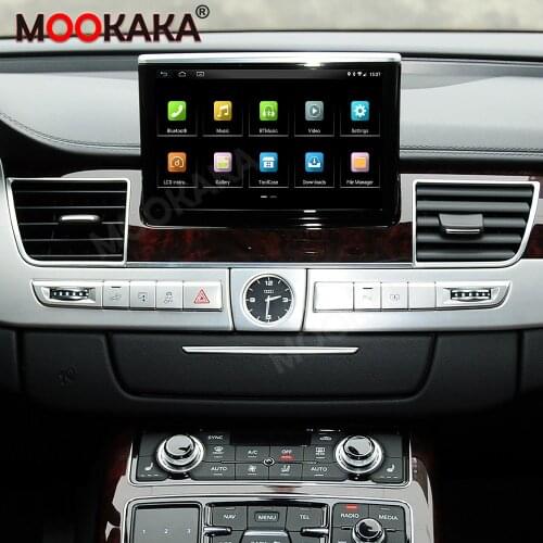 For Audi A8 2009 2010-2017 Android10 4+128G Screen Car Multimedia DVD Player GPS Navigation Auto Audio Radio Stereo Head Unit