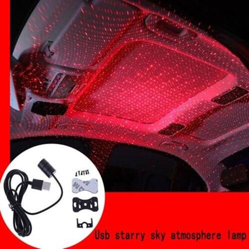 Car sky ceiling lights modified all over the sky star USB interior atmosphere lights car music acoustic control decorative light