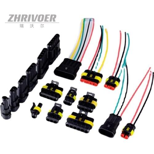 1set 1P 2P 3P 4P 5P 6P APM HID Car Connector Waterproof, Dustproof, Flame Retardant and High Temperature Resistant Car Terminal