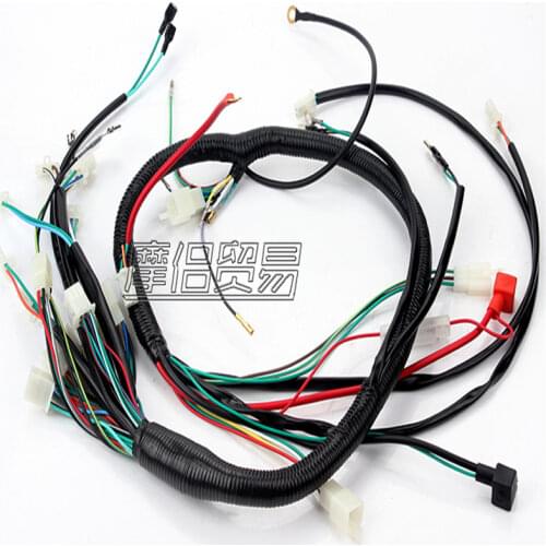 ATV ATV parts Europe standard 150-250CC big bull dinosaur inverted three wheeled all vehicle wiring harness bus