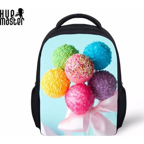 Children Small Backpack 12 Inch Kindergarten Kids Candy Crossback Sugar Soft Comfortable Easytake School Bags 3D Print Pattern