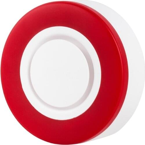 EU plug Zigbee alliance member 110db loud alarm flash&sound siren HS2WD zigbee internal siren