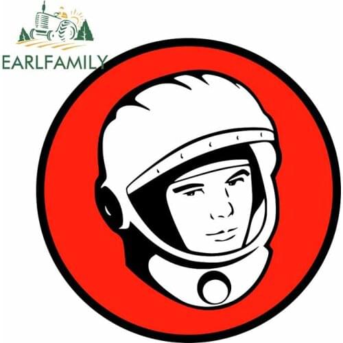 EARLFAMILY 13cm x 12.8cm For Soviet Hero Car Stickers Refrigerator Decal Personality Sticker Waterproof Sunscreen Decoration