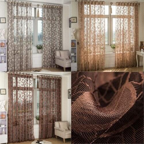 GYV1006 Gyrohome Leaves Design 1PC Tulle 3 Colors Alternative