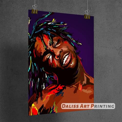 Canvas Anime Chief Keef Pictures Home Decoration Paintings Poster HD Prints Wall Art Modular Living Room Framed