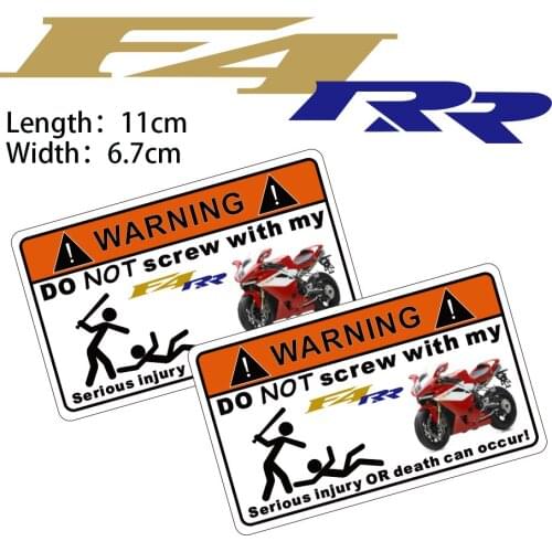 KODASKIN 2 Pieces Do Not Screw Warning Sticker Decal for MV AGUSTA F4RR