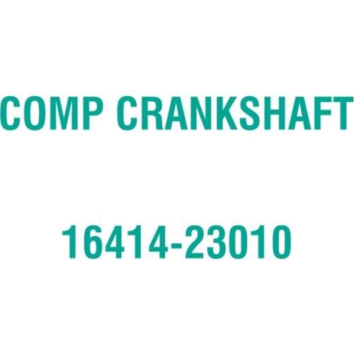 For Kubota 16414-23010 COMP CRANKSHAFT