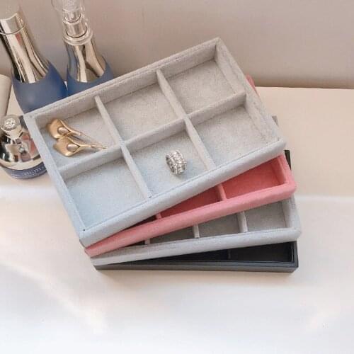 High Quality Jewelry Storage Tray Ring Earring Tray Bracelet Holder Necklace Pendants Plate Jewelry Tray Display Organizer