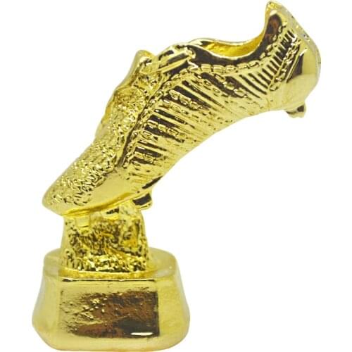 Small Football World Club Golden Boot Top Soccer Award Metal Trophy Fans Souvenir Presents Birthday Gift