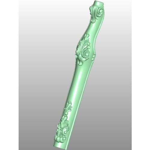 3D STL model for CNC Router mill relief design furniture cabinet chair table bed leg 237