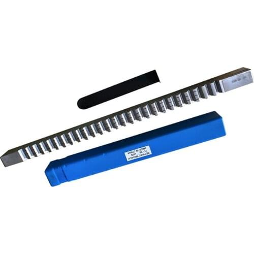 20mm HSS F Push-Type Keyway Broach with Shims American Push Knife Metric Sized CNC Keyway Cutting Tools for CNC Router