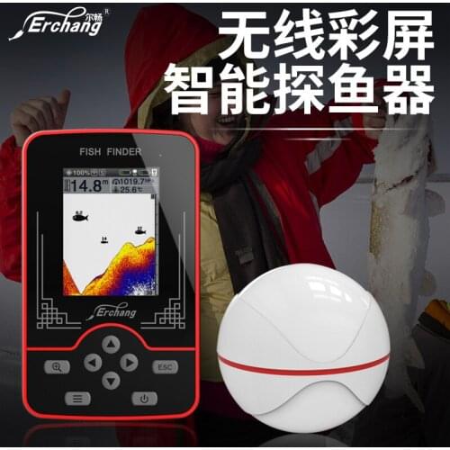 New Wireless Sonar High-definition Color Screen Smart Waterproof Detector For Fishing Outdoor Products Fishing Finder