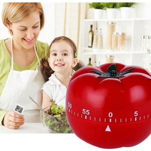 Hot Sale Tomato Timer Creative Kitchen Mechanical Timer Countdown Timer Reminder Alarm 1-60 Min Minuterie Timer Cooking Tool