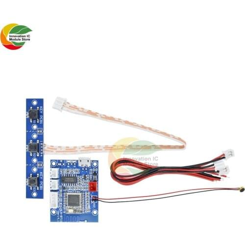 Bluetooth 4.1 5W*2 Stereo Amplifier Board PAM8406 Audio Receiver Module with AEC/ANC Noise Elimination for Hand-free Call