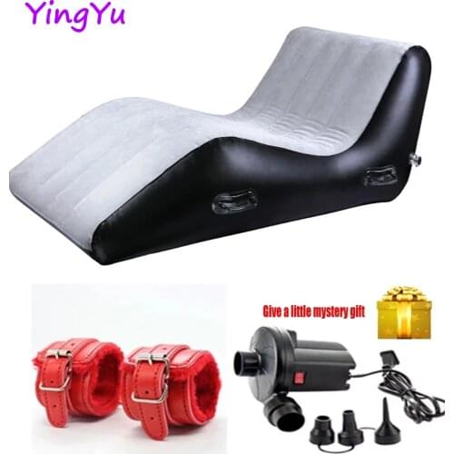Sex Furniture Inflatable Chair Pillow Soft Wedge Sofa Adult Games Multifunctional Sexy Positions Sex Toys for Couples Women Men