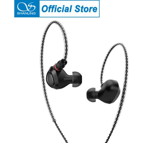 SHANLING ME100 Hi-Res PE+PEEK 10mm Dynamic Driver In-Ear Monitor IEM Earphone All-Aluminum Construction with MMCX Cable