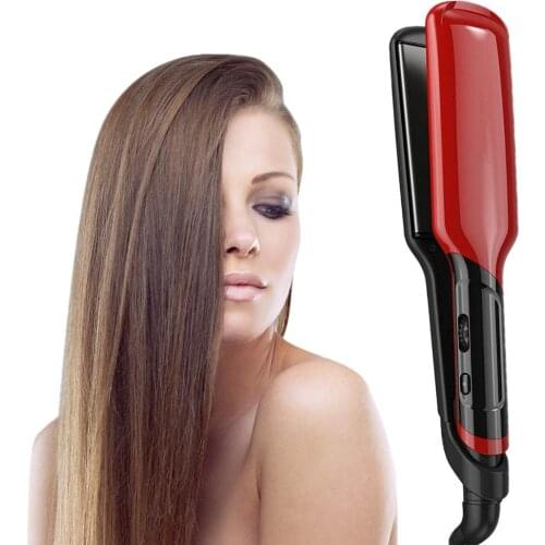 Hair Straightener LCD Display Ion Hair Straightening Irons Curling Iron Professional Hair Styler Tongs Christmas Gift