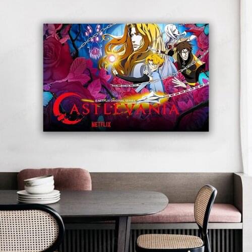 Castlevania Video Game Canvas Poster Home Wall Painting Decoration For Living Room Bedroom
