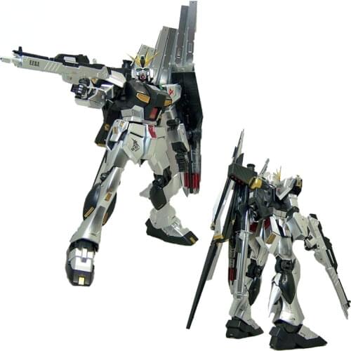 Gundam Anime Figure 6619s MG 1/100 RX-93 Nu GUNDAM VER Ka Electroplated Plate Assembly Model Anime Action Figures Toys PVC 18cm