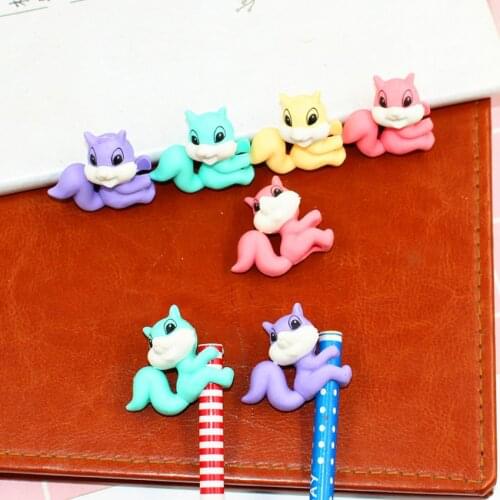 1pcs Animal Pencil Erasers Cute Plastic Eraser For Children Funny Gifts Student Eraser Stationery Office School Supplies