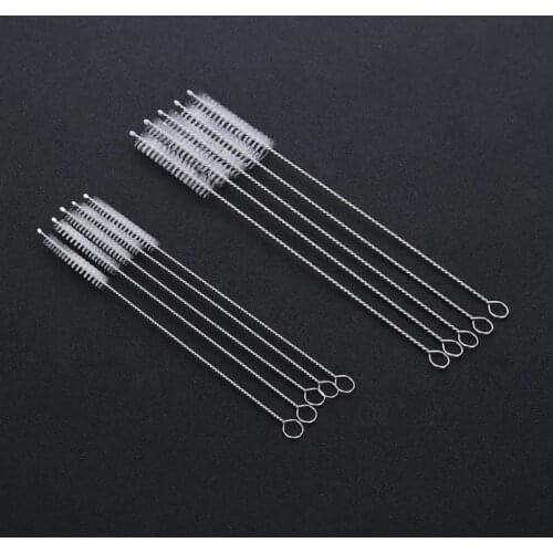 3000pcs 175mm 20mm 240mm Straw brush Baby Milk Bottle Drink Water Cup Straw Washing Brush Stainless Steel Cleaning Tool SN1303