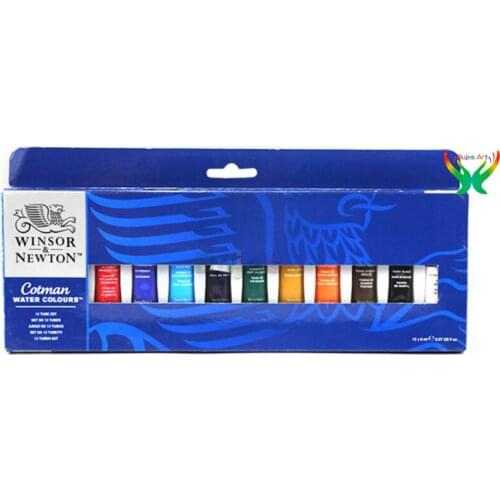 8 mlx12 Colors Winsor & Newton Cotman Watercolor Paints 12 Tube Set office school supplies artist paint set
