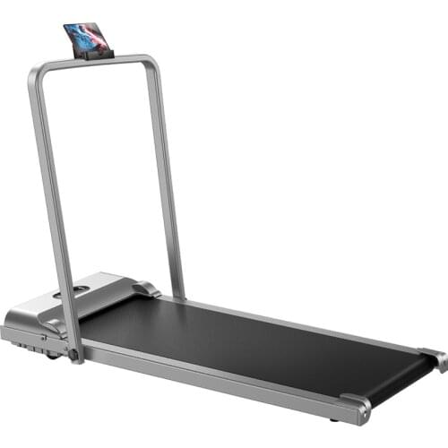 Free Shipping Silver Home Full Folding Indoor Silent Free Installation Flat Fitness Treadmill