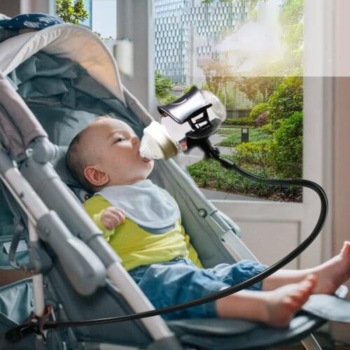 Baby Bottle Rack Free Hand Bottle Holder Baby Feeding Holder Drink Water Nursing Holder Support Stroller Accessories Hook