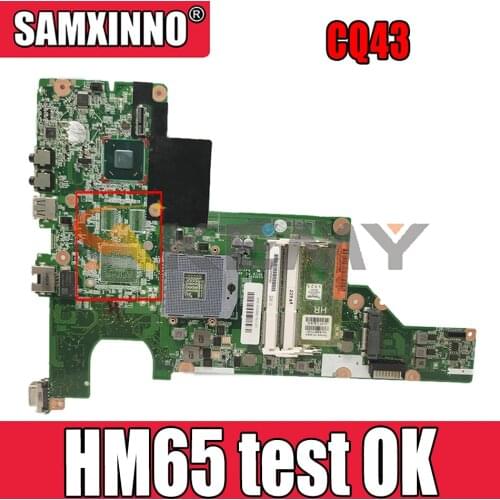 For HP Pavillion CQ43 CQ57 01015FY00-388-G 646177-001 HM65 PGA 988B Notebook motherboard Mainboard full test 100% work