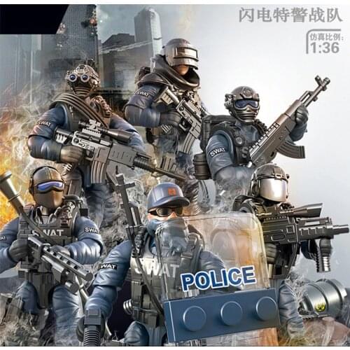 5cm DIY Figurines Building Blocks Military Mini Soldier Set With Accessory Compatible All Major Brands Toys Gift for Children