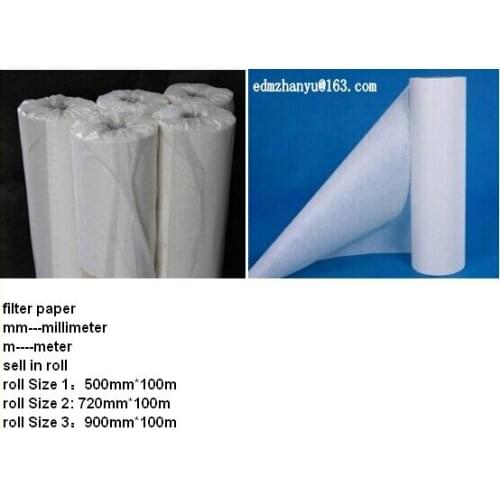 Filter paper for EDM machines / sell in roller / 900mm*100m