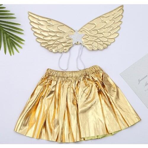 Fashion Halloween Girl Butterfly Angel Wings Stage Show Birthday Party Christmas Costume Girl Princess Fairy Dress Up