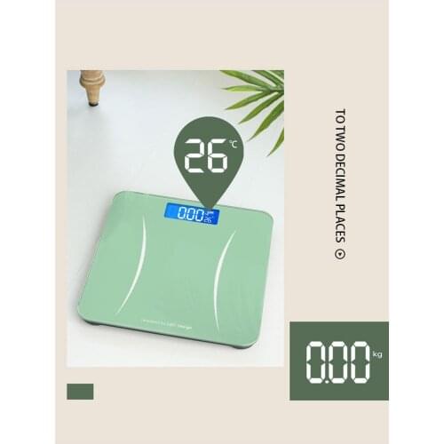 Floor Bathroom Body Fat Scale Glass Electronic Smart LCD Display Weighing Digital Precision Hot-selling Fashion Electronic Scale