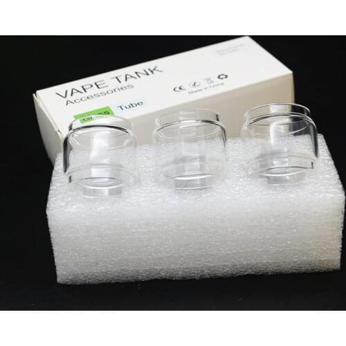 3pcs/box clear bubble glass for freemax FireLuke mesh pro Starre Pure 2 TPD maxus maxluke 22 tank