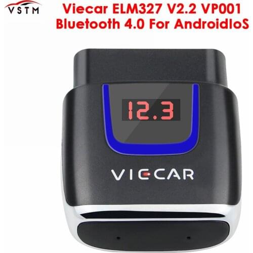 Viecar ELM327 Bluetooth 4.0 PIC18F25K80 OBD 2 OBD2 WIFI ELM 327 Scanner ODB2 Car Diagnostics for Android/IOS Auto Tool