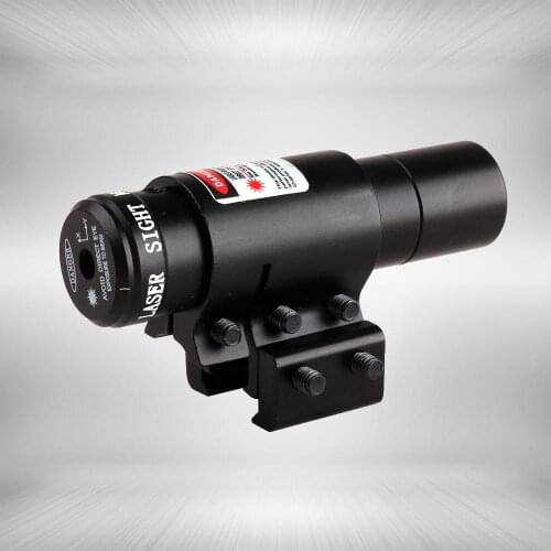 Tactical 1mw Red Laser Sight Scope 11mm or 20mm Rail Fit for Pistol Rifle Scope PRESSURE SWITCH