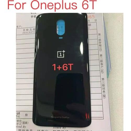1PCS For One Plus 6T Oneplus6T Back Battery Cover Housing Rear Back Cover Housing Case Repair Parts
