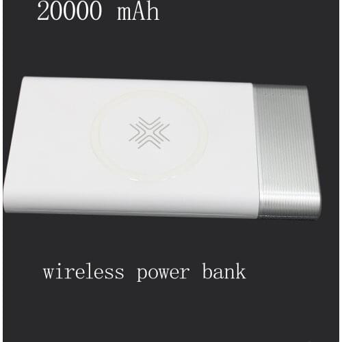 100%.Original.wireless power bank. 20000mah.3.7V youth version of ultra-thin small portable large capacity mobile power supply