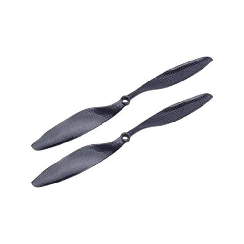2Pair/Lot 10X4.5 Real Carbon Fiber propeller prop CW/CCW 1045 1045R RC Multi-Copter Quad