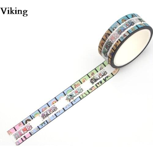 20pcs/set 15mmX5m Anime Washi Tape Cartoon Washi Tape Masking Tape Cool Adhesive Tapes Stickers Gift for Friends G0466
