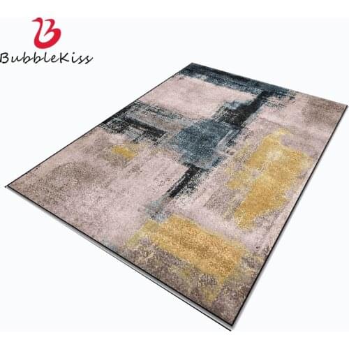 Bubble Kiss 2020 Abstract Oil Painting Pattern Carpets Polyester Non-Slip Area Rugs for Living Room Home Bedroom Decor Carpet