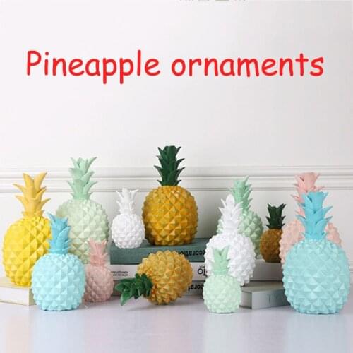Pineapple Home Decoration Accessories Lovely Fruit Piggy Bank Home Living/ Bed Room Shining Solid Fashion Teenager Home Decor