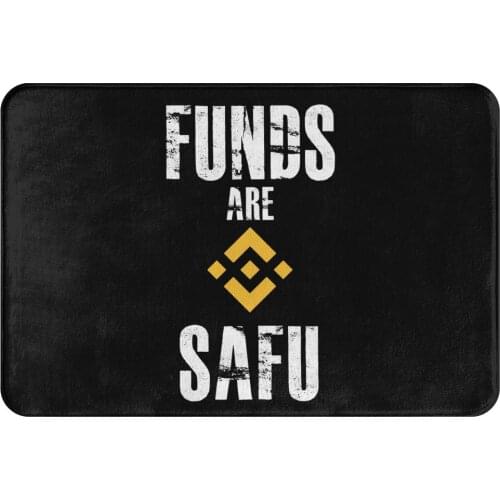 Binance Coin Crypto Miners Bedroom Mat BNB Exchange Doormat Kitchen Carpet Entrance Door Rug Home Decor