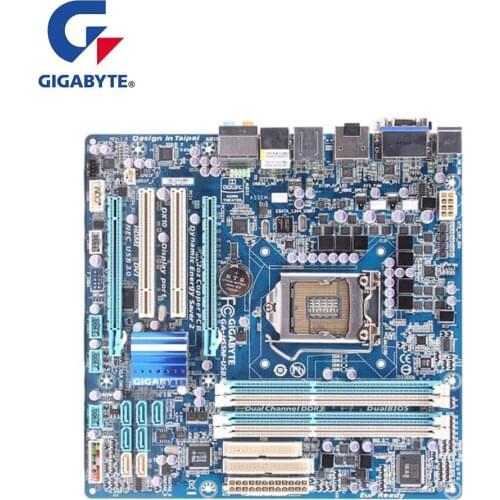 For Gigabyte GA-H55M-USB3 H55M-USB3 Motherboard LGA 1156 For Intel H55 H55M Used Desktop Mainboard USB2.0 SATA II PCI-E X16