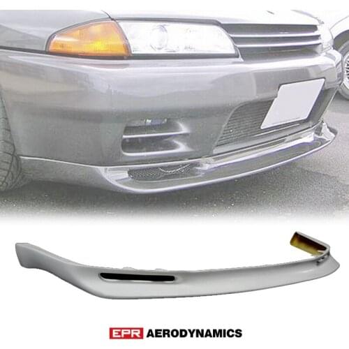 For Nissan R32 Skyline GTR JUN Tape FRP Fiber Front Lip Car accessories Body kits(Will fit on standard GTR front bumper only)
