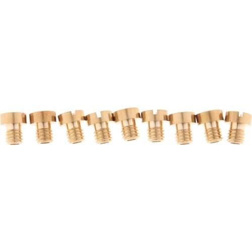 M5 x 0.75mm Carburetor Carb Main Injectors Nozzle 9 Size (130 132 135 138 140 142 145 148 150)