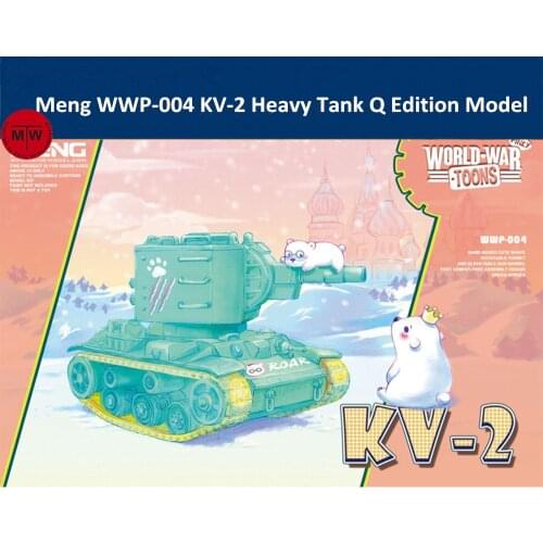 Meng WWP-004 KV-2 Heavy Tank Q Edition Plastic Assembly Model Kits