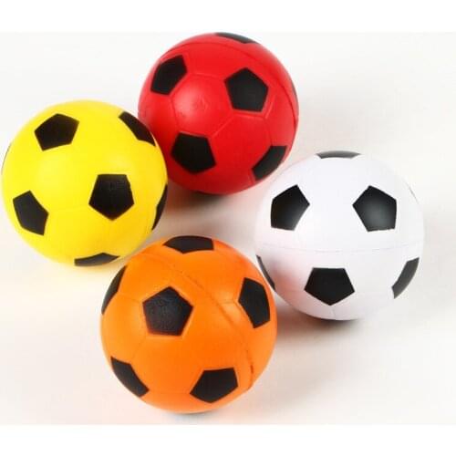HZFZ 2pcs 6.3cm PU Sponge anti stress Squishy ball surprise bouncy antistress toy squishy slow rising football kids funny gadget