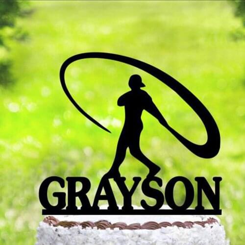 Personalized name Baseball Happy Birthday Cake Topper,Baseball birthday party Cake Topper,Baseball birthday Decoration Supplies